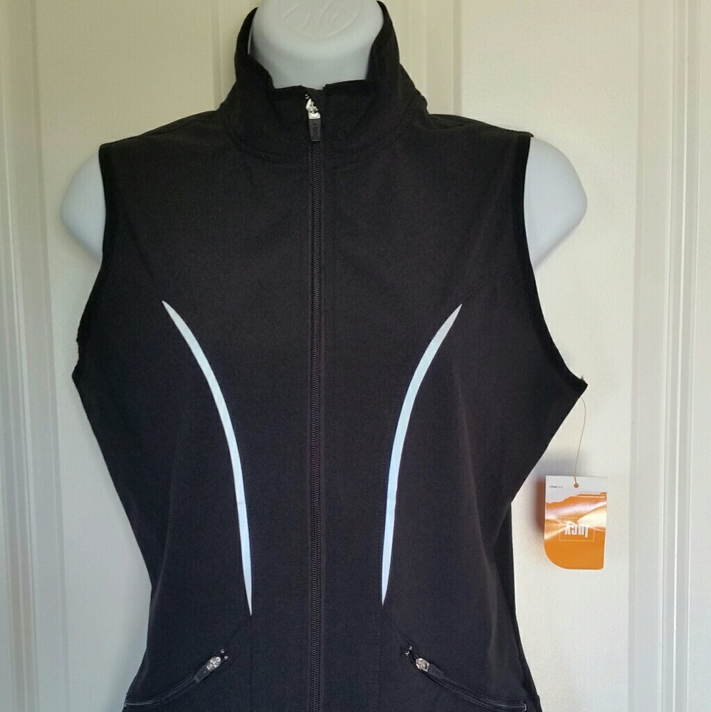 New Womens Lucy Black Sporty Vest
